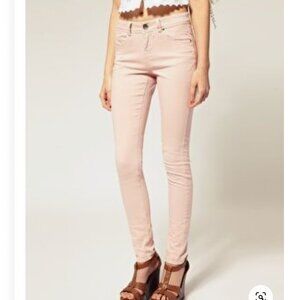 BRAND NEW!! Zara denim washed out pink size size 36 /4